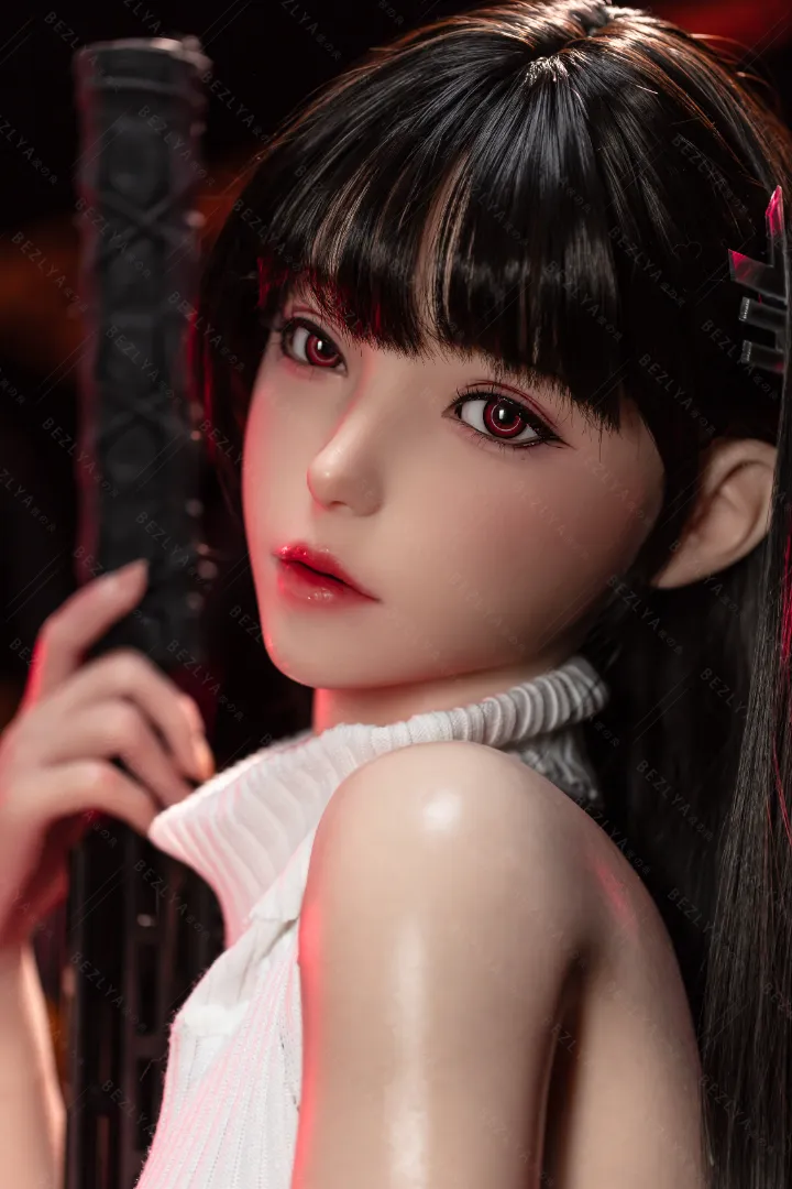 155cm (5ft1) E罩杯 輕量化 矽膠 性愛娃娃, ROS 头部 Violet